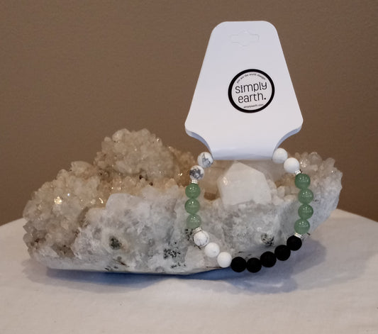 Green Aventurine Diffuser Bracelet